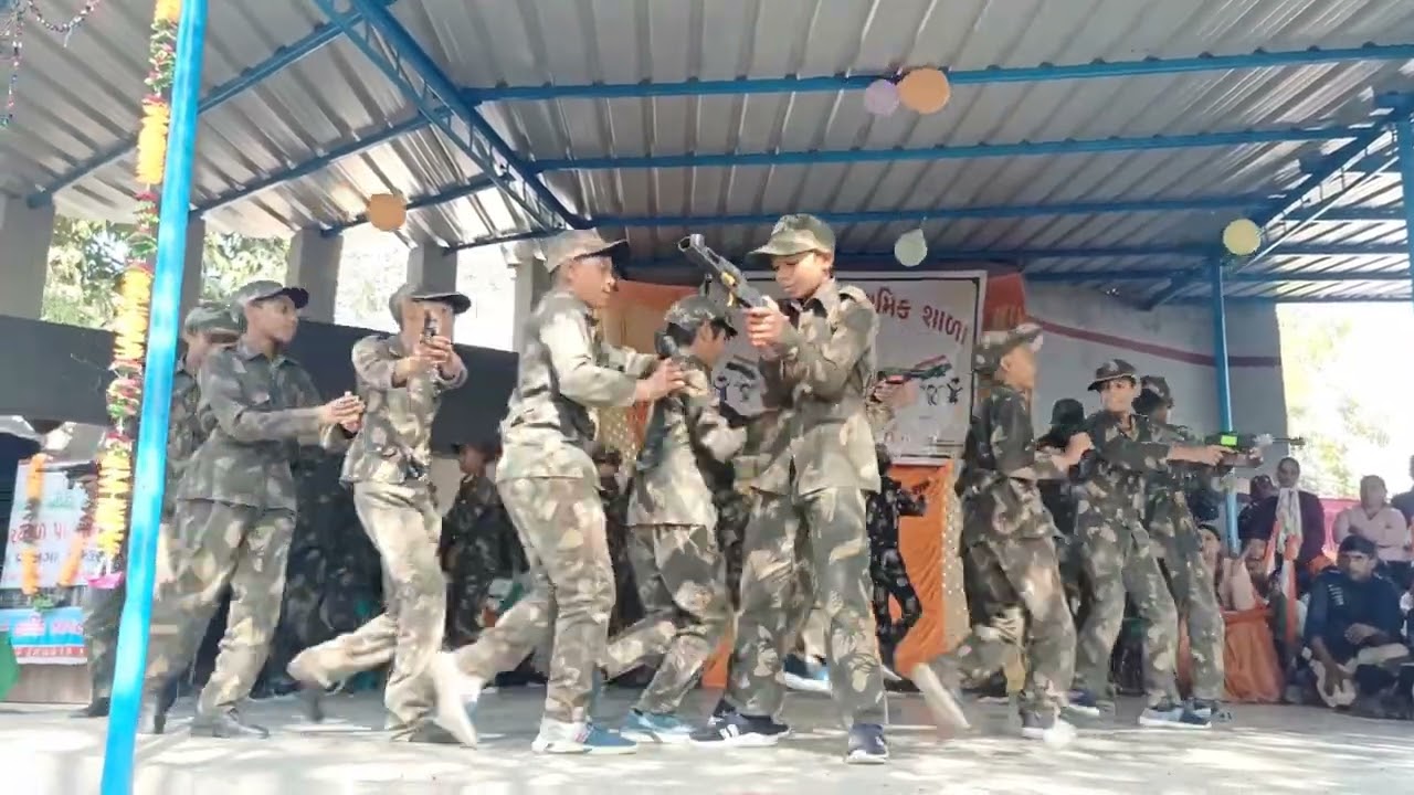 Pm shree Amarthol Primary School annual function 26 january 2023 dance choreograph by me