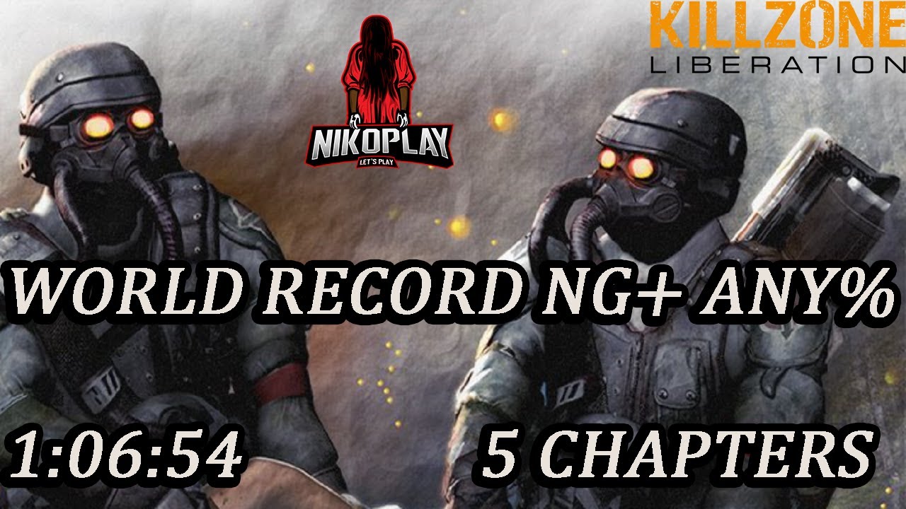 Killzone : Liberation SPEEDRUN NG+ ANY% EASY RTA 5 chapters in 1:06:54 (WORLD RECORD)