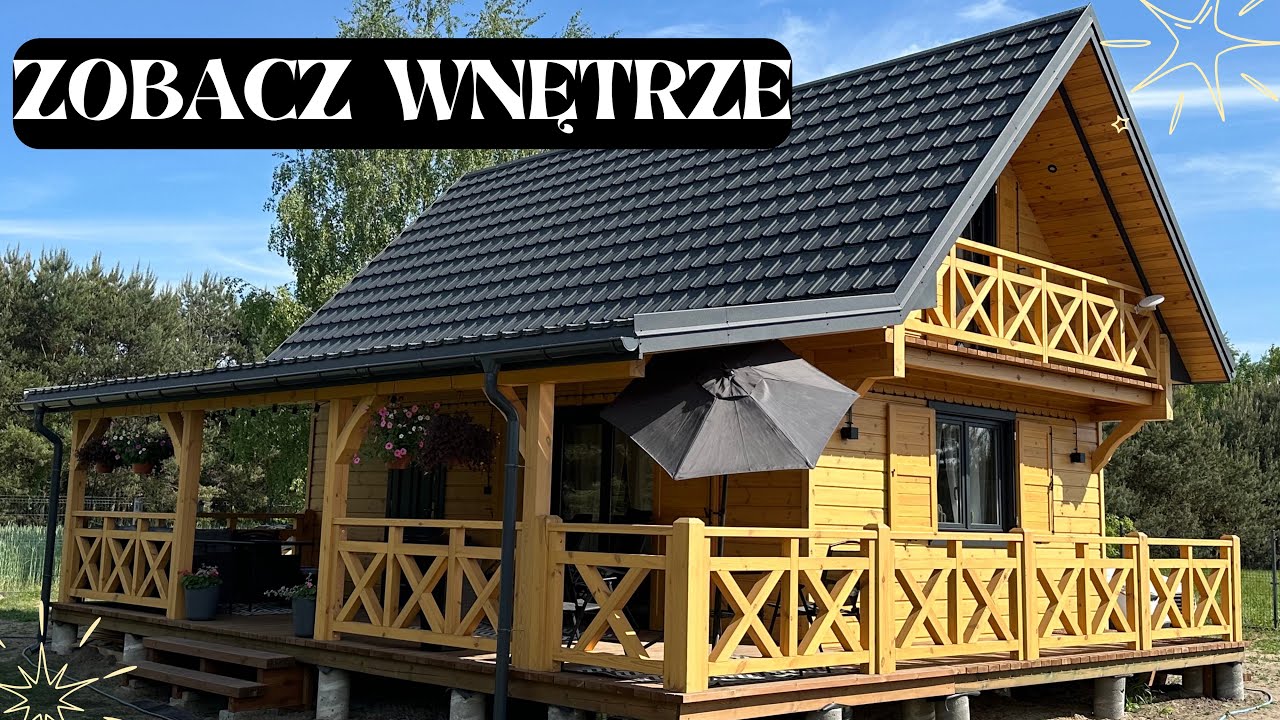 DOM DREWNIANY I PIĘKNA REALIZACJA I MDD Domy Drewniane