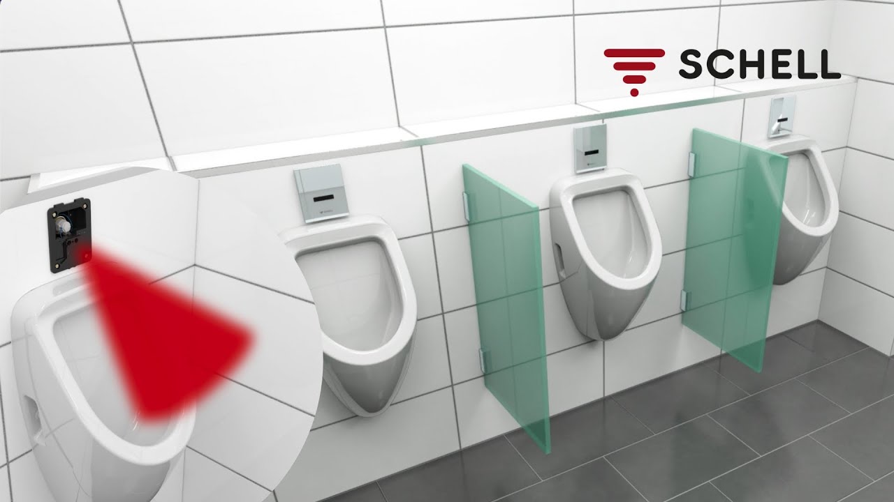 Montage Urinalsteuerung EDITION E | SCHELL Armaturen