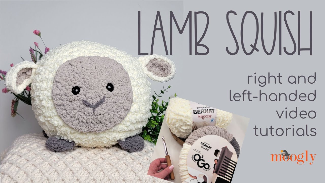 How to Crochet: Lamb Squish (Right Handed)