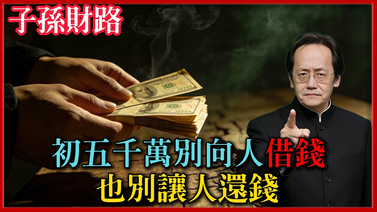 倪海廈：初五千萬別向人借錢，也別讓人還錢！這是在自斷“子孫財路”，犯了這個忌諱，你2026年的財富上限會被老天爺瞬間鎖死！#倪海廈 #易經 #黃曆 #命理