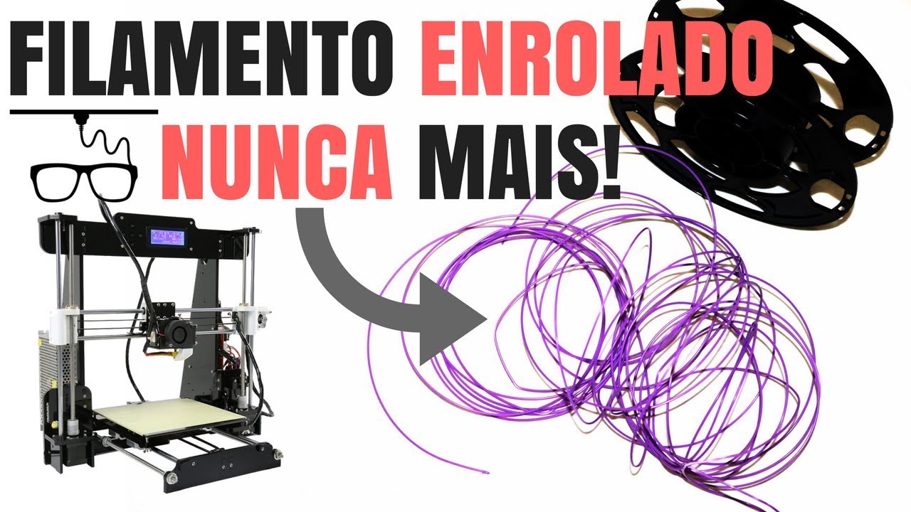 Como Imprimir em 3D filamentos soltos (sem enrolar)