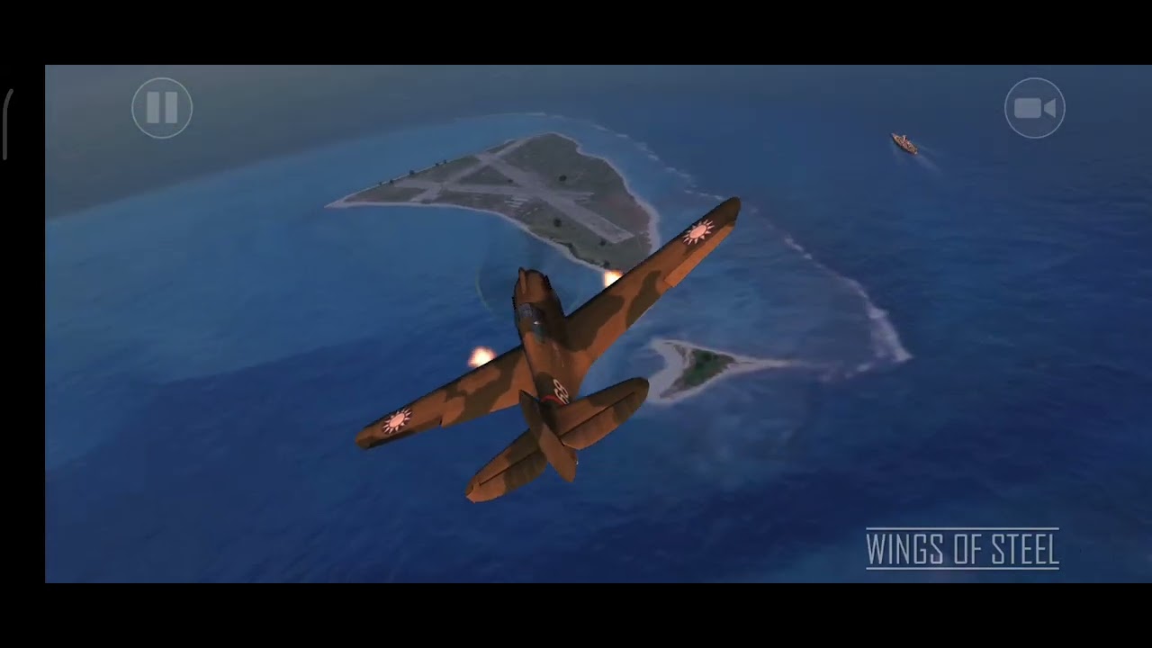 Cinematic Views Of ✈️ P -40 Warhock Fighterjet Destroyed Enemy Fighterplanes.