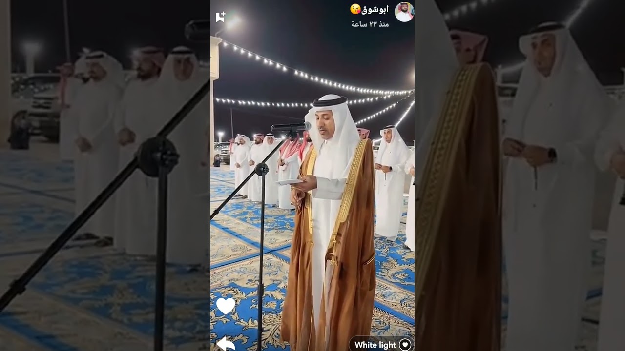 وصول الشيخ محمد بن جاري القرني وصحبه حفل زواج الاعلامي جيلاني العرياني
