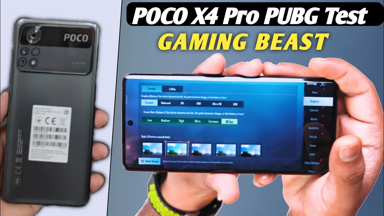 POCO X4 Pro PUBG Test - Graphics | POCO X4 Pro Unboxing