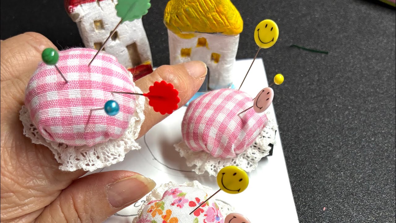 手縫いハギレから有ると便利かな❓💕