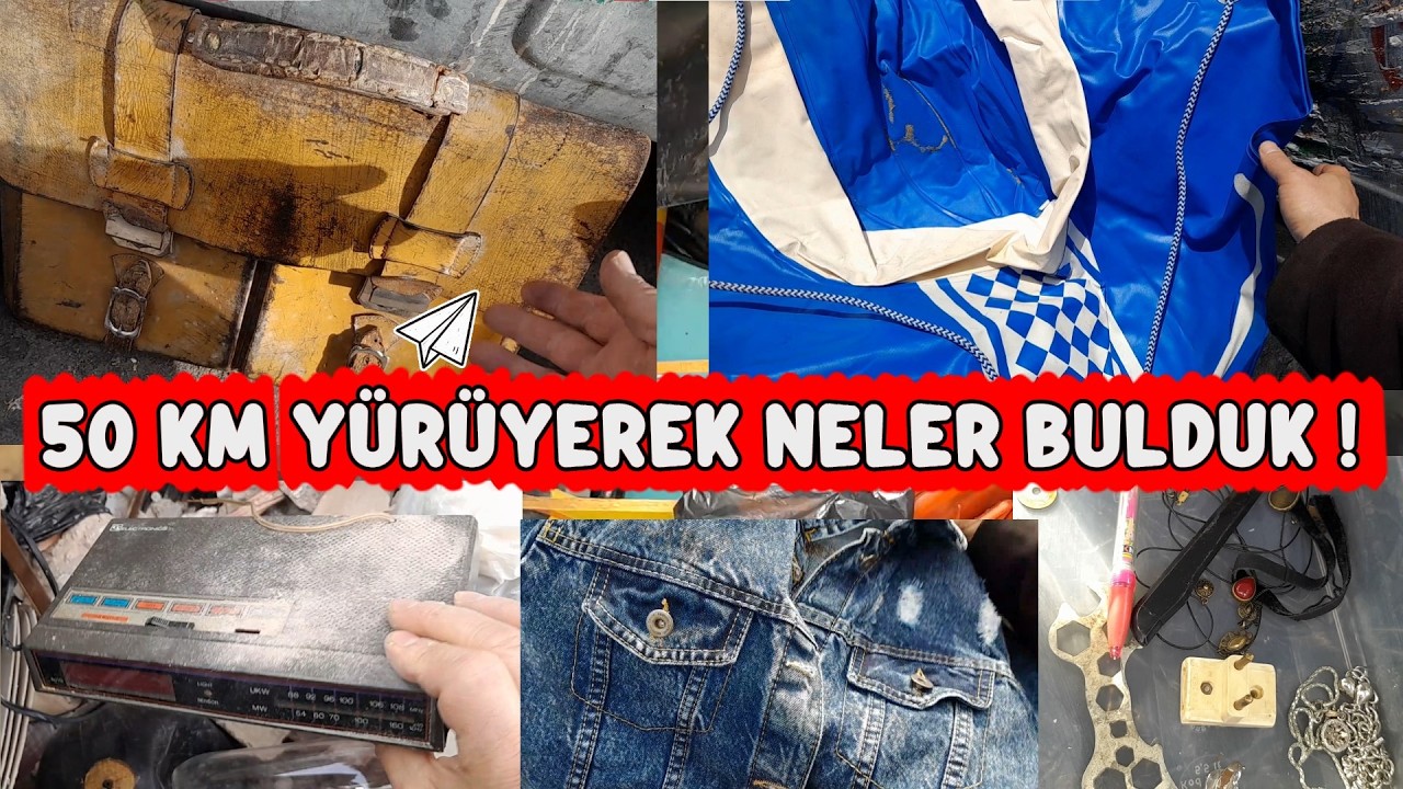 50 KM YÜRÜYEREK NELER BULDUK 👣 SİZCE BU KADAR DOLAŞMAYA DEĞDİ Mİ ❓