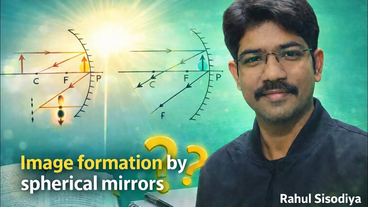 Image Formation by Spherical Mirrors | Class 10 Physics | Ray Diagrams Explained
