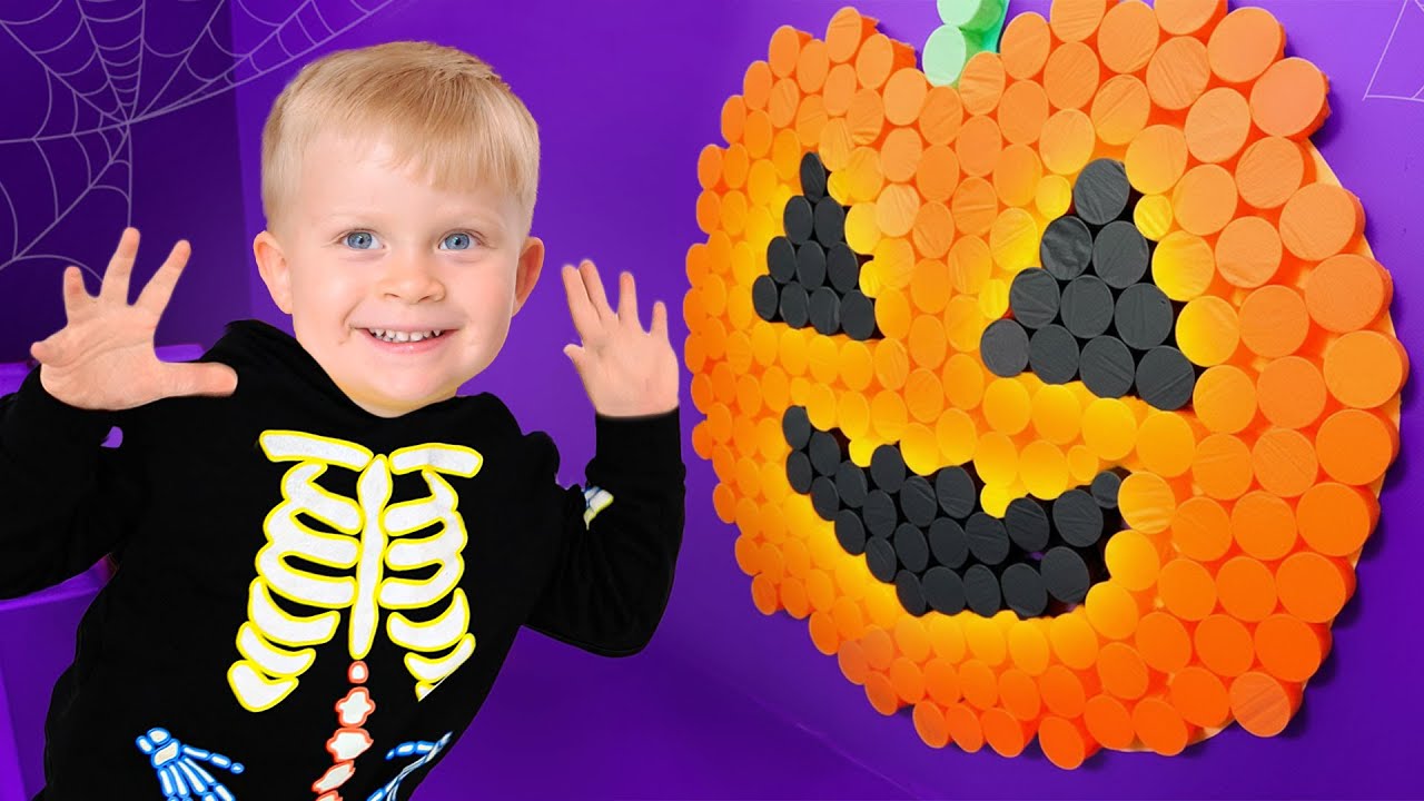 🎃 Хелловін для дітей: пригоди з Ромою, Олівером та Діаною | Веселі історії 👻