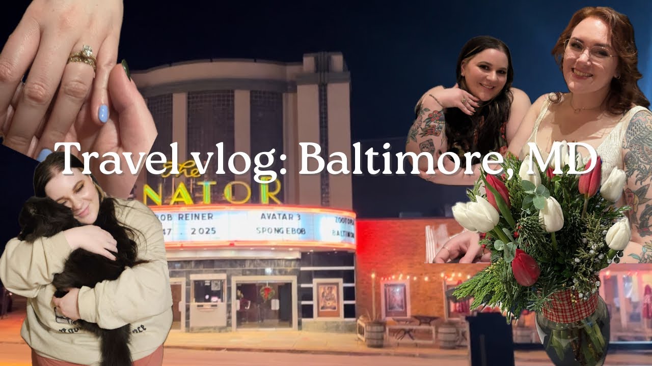 Travel vlog: going to my best friends wedding in Baltimore!!! 