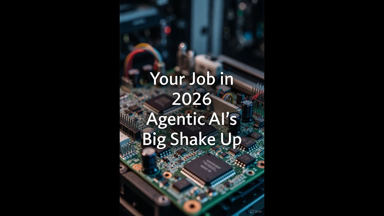 Your Job in 2026 Agentic AI’s Big Shake Up