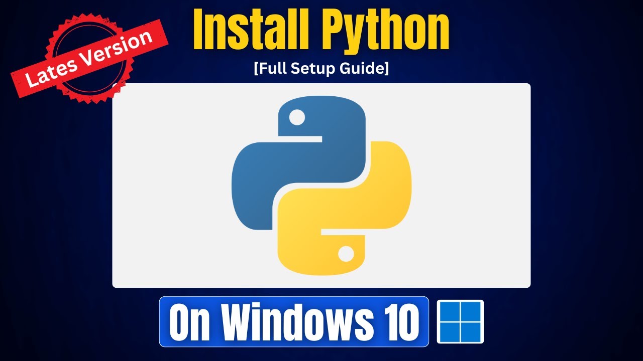 How to Install Python 3.14.2 on Windows 10 | Full Step by Step Guide (2026)