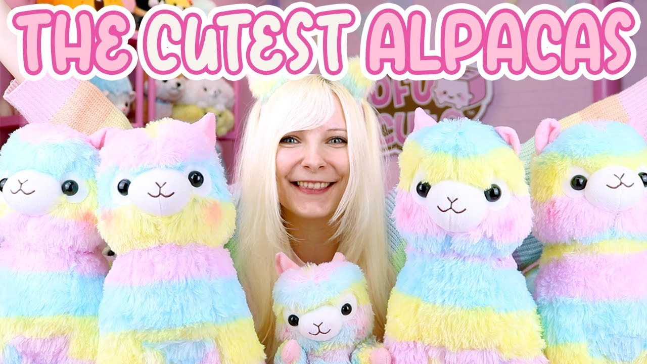 6 KINDS of RAINBOW Alpacasso ♡ Kawaii Rainbow Alpacas from Japan! | TOFU CUTE TV