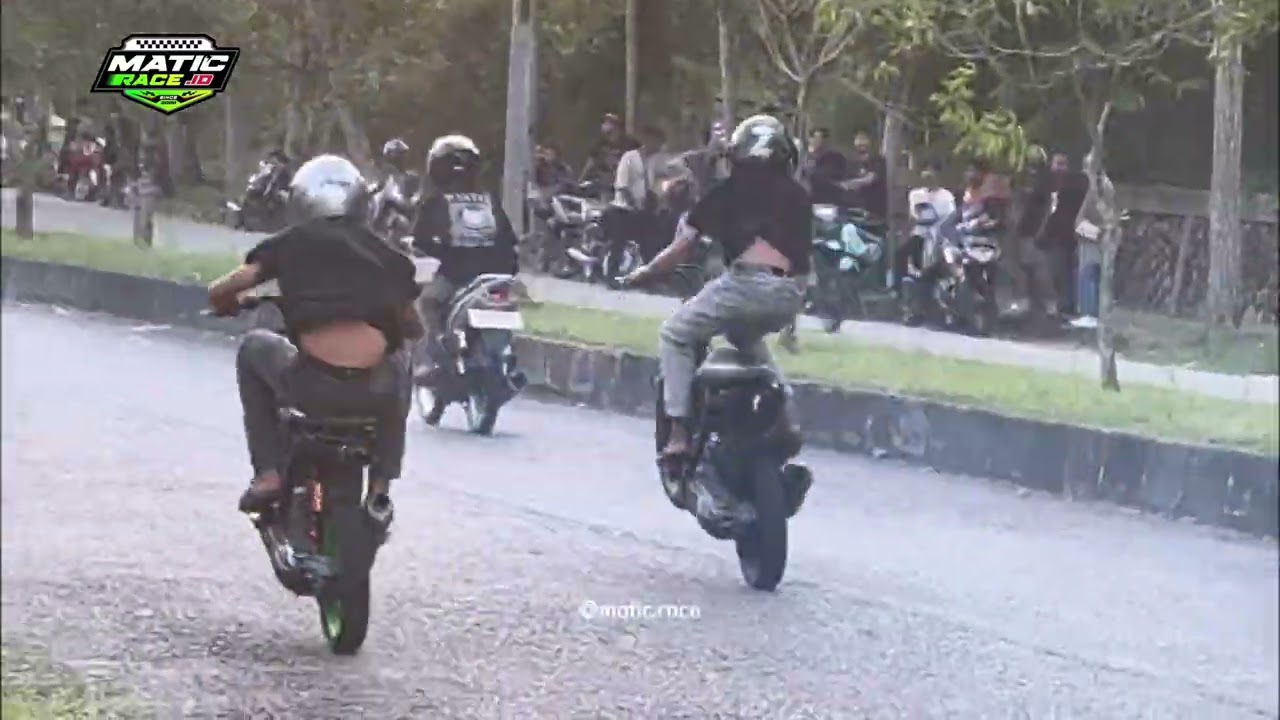 Asp4l nya licin😂🤣 kenak marah mamak #maticrace #lensabalapkerinci #roadrace 