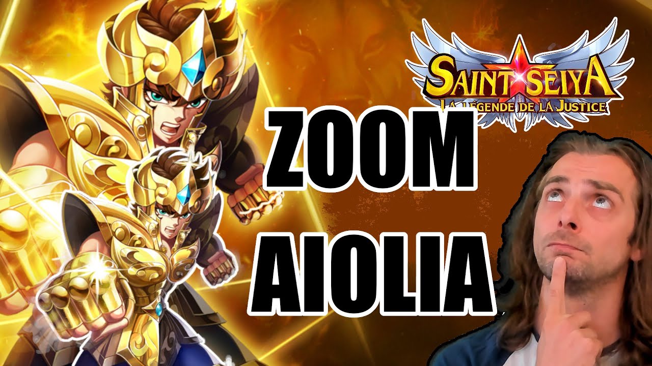 SAINT SEIYA: LEGEND OF JUSTICE : ZOOM SUR AIOLIA! UN DES MEILLEURS PERSONNAGE!!!