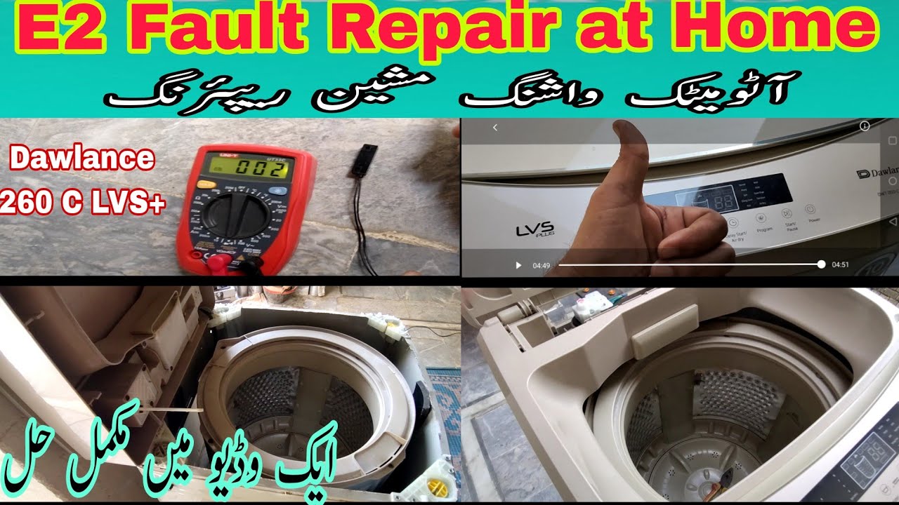 E2 Error Solved Automatic washing machine | Full Video | washing machine repair