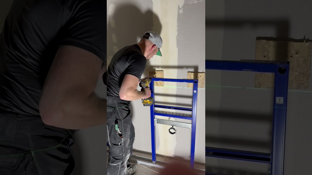 SP&Uuml;LKASTEN MONTIEREN - WC Vorwandelement einbauen  & anschlie&szlig;en!