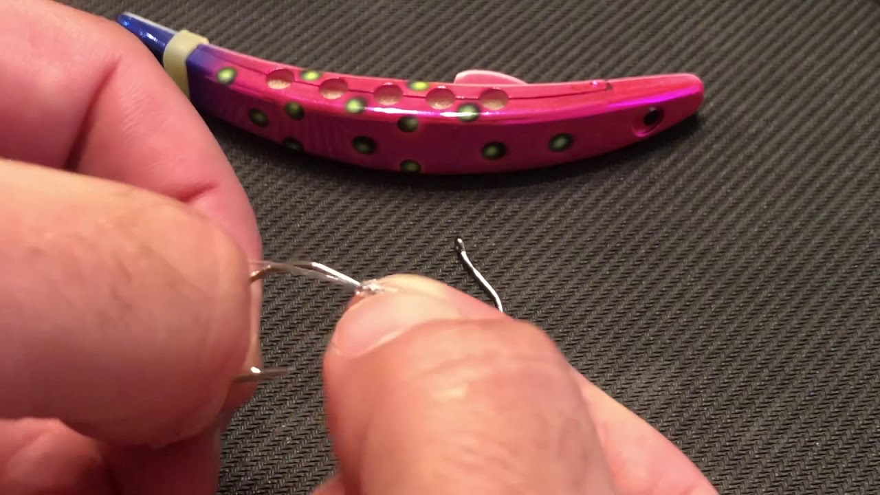 How to tie a non-slip mooching rig. *QUICK & EASY* mooching for dummies!