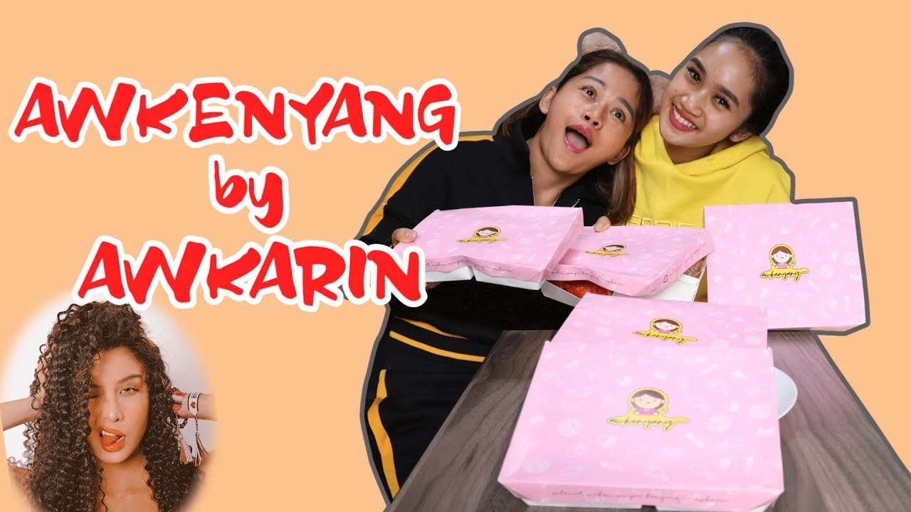AWKARIN MAIN AMAN DALAM MENJUAL MAKANANNYA #awkenyang #awkarin #oporayam