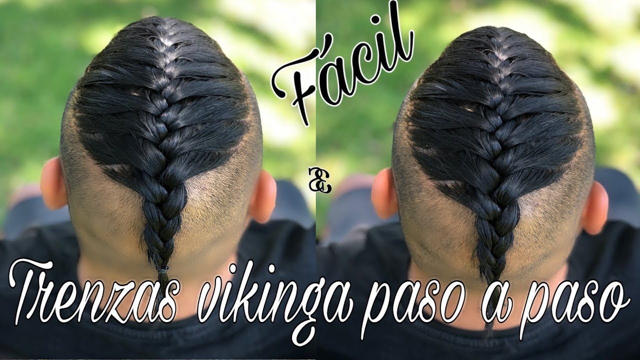 TRENZA VIKINGA FACIL PASO A PASO.