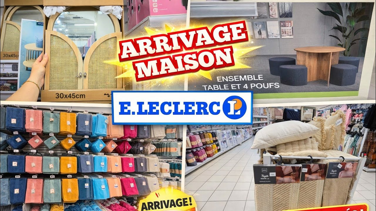 Leclerc arrivage maison du 14 mars 2026 - BONS PLANS ✅️ 