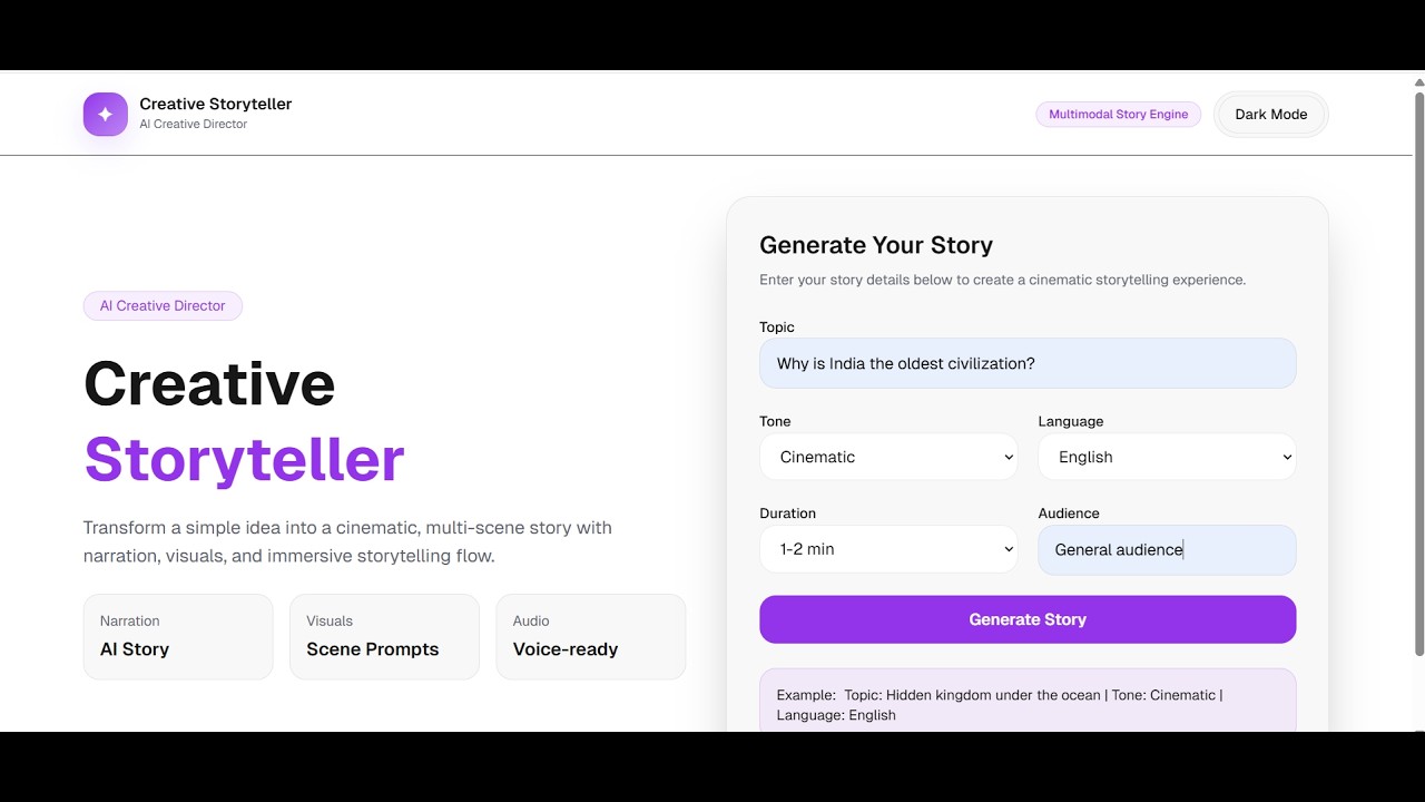Creative Storyteller Project #GeminiLiveAgentChallenge