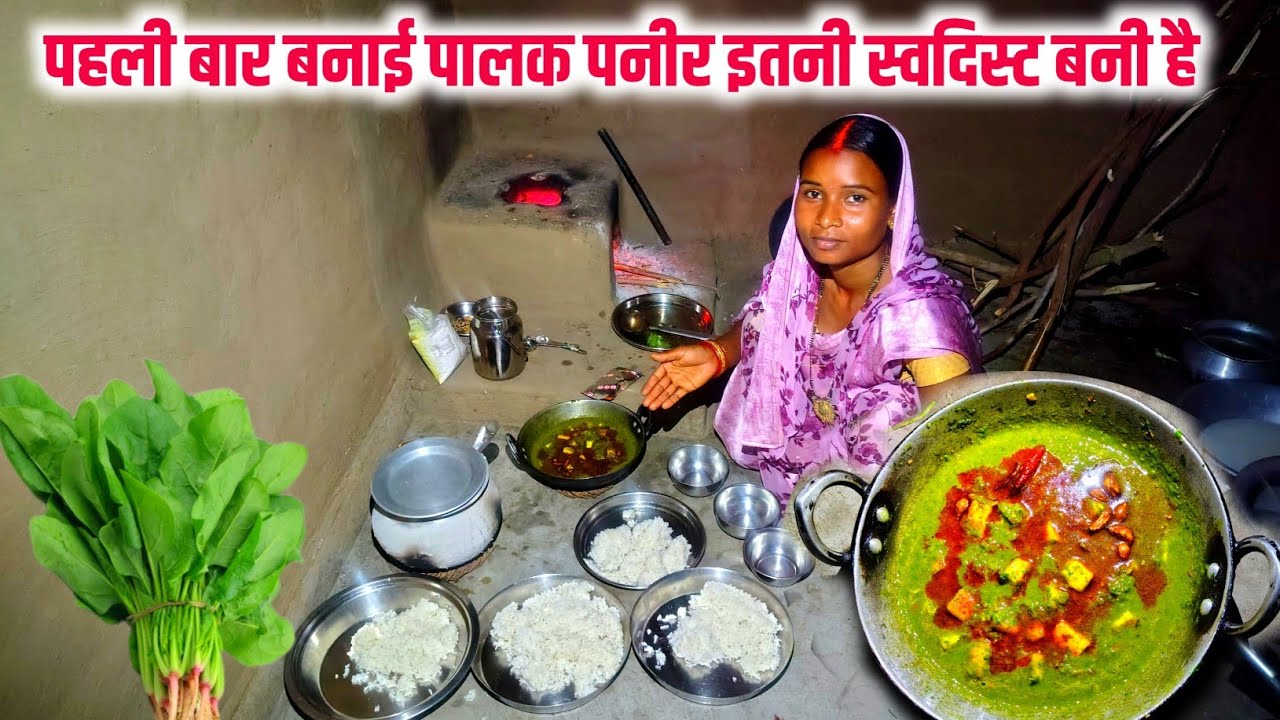 पहली बार बनाई पालक पनीर इतनी स्वदिस्ट बनी है की अंगूलियां चाटते रह गए सभी परिवार |palak pneer recipe