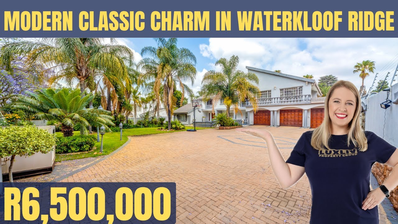 MODERN R6,500,000 Classic Charm  in Waterkloof Ridge