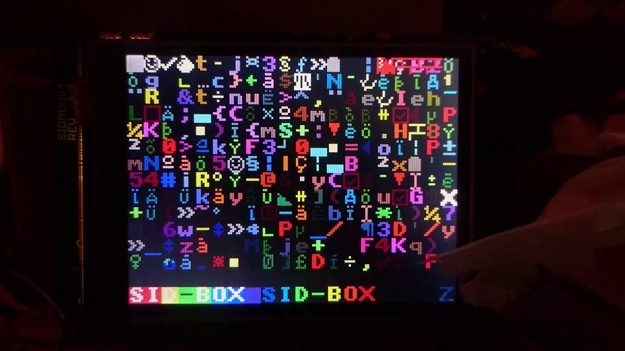 Sid asm sprites 6502 on a microcontroller