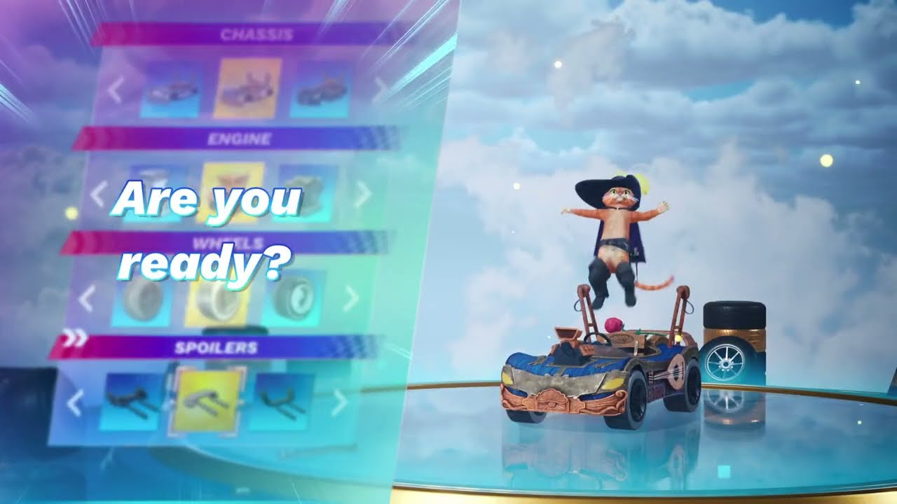 Puss in Boots Dreamworks All-Stars Kart Racing - Lightning -