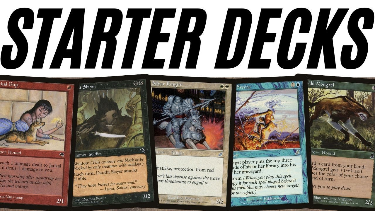 ЛУЧШИЕ СТАРТОВЫЕ КОЛОДЫ ДЛЯ НАЧИНАЮЩИХ // PRE-MODERN MTG