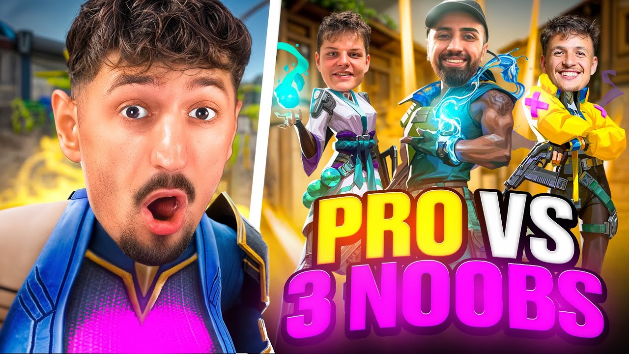 Kann ich ALLEINE gegen 3 NOOBS gewinnen?!  🤔🤣 (ULTRA WITZIG)