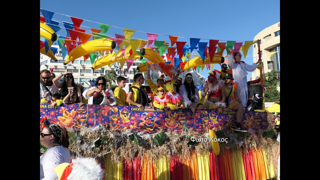 PART 3:LIMASSOL GRAND CARNIVALI 2026 AT LIMASSOL CYPRUS WAITING FOR THE PARADE.