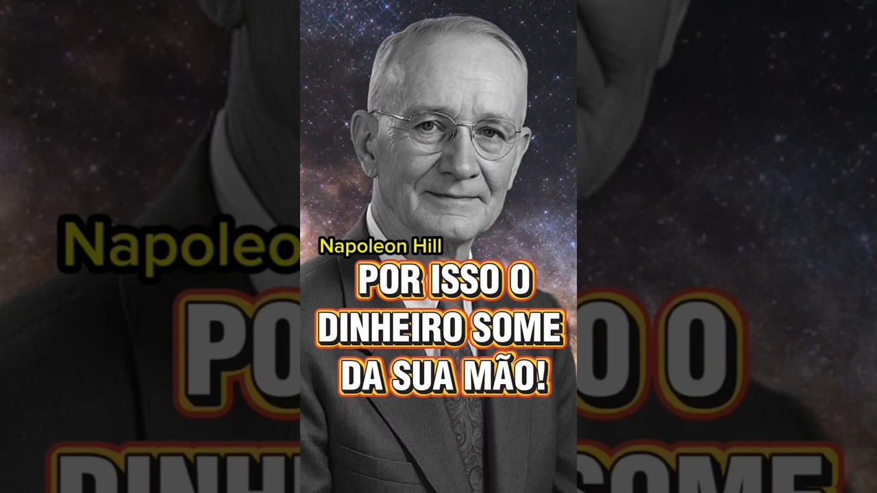 POR ISSO O DINHEIRO SOME DA SUA M&Atilde;O! #napoleonhill #prosperidadedivina