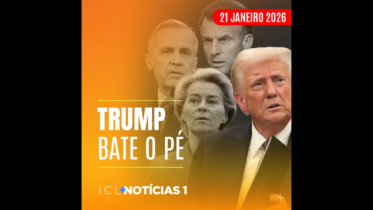 ICL Notícias 1ª edição #875 - Europa se levanta contra Donald Trump e suas ameaças em Davos