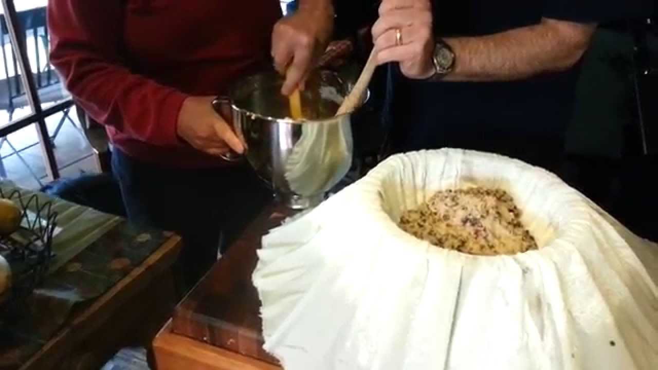 Christmas Pudding Cloth making with recipe