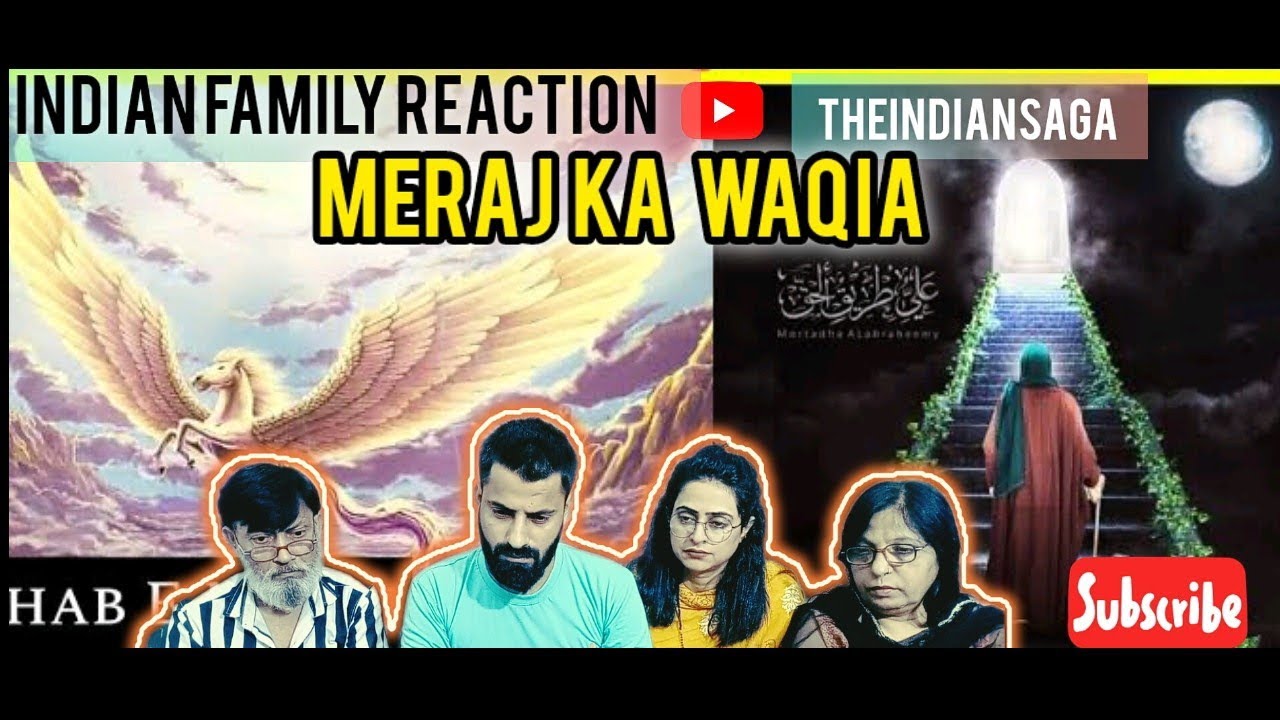 Indian family Reaction On shab e meraj ka safar ( waqia)मेराज का वाक़िया | meraj ka safar #teaching