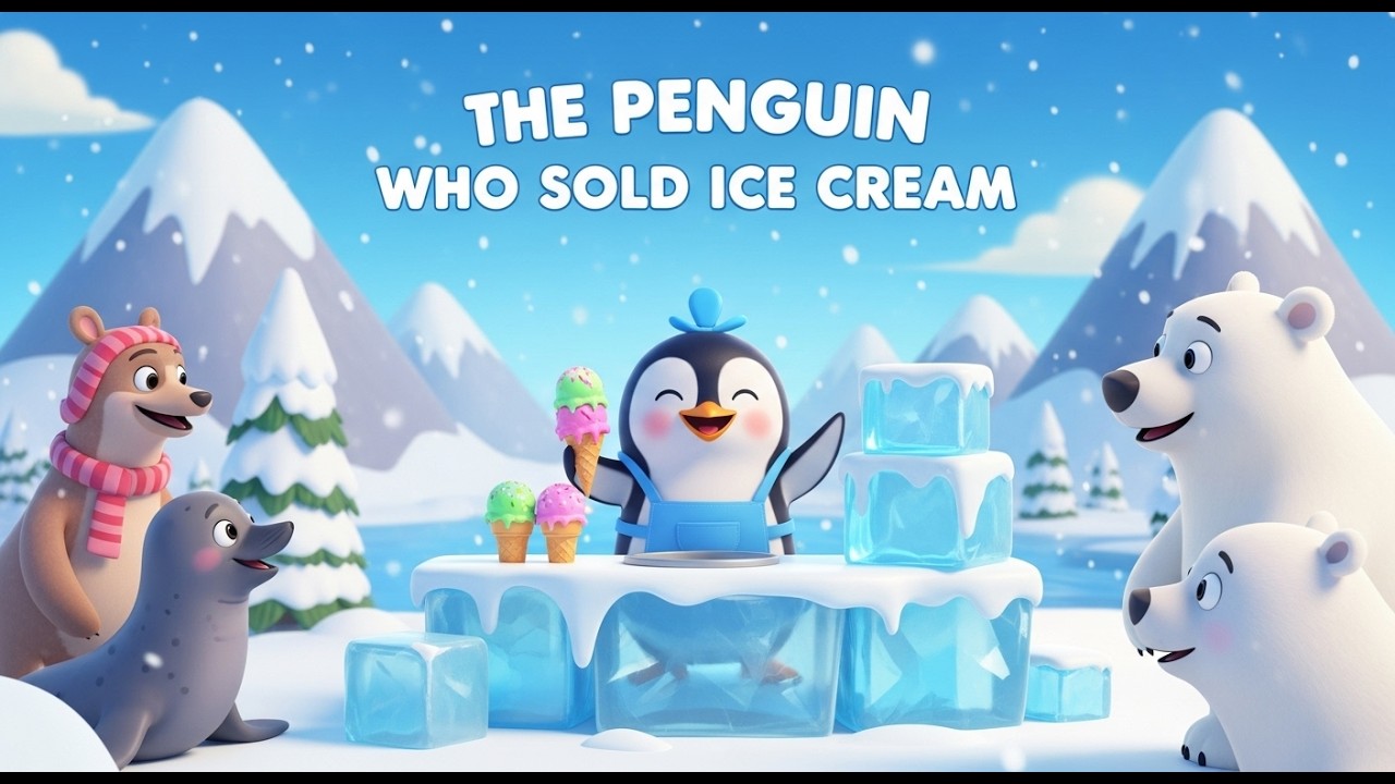 The Penguin Who Sold Ice Cream-Bedtime stories for kids#bedtimestories#storytime#story