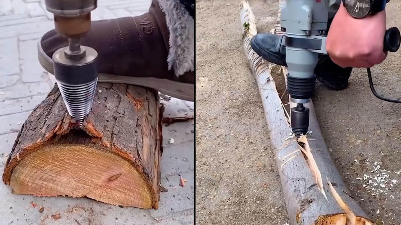 Easier Way to Split FireWood 2021