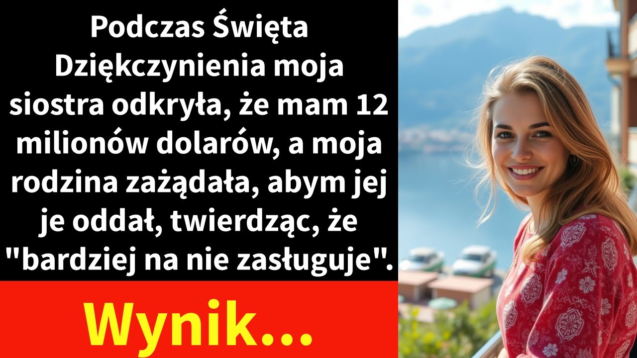 Podczas Święta Dziękczynienia moja siostra odkryła, że mam 12 milionów dolarów,