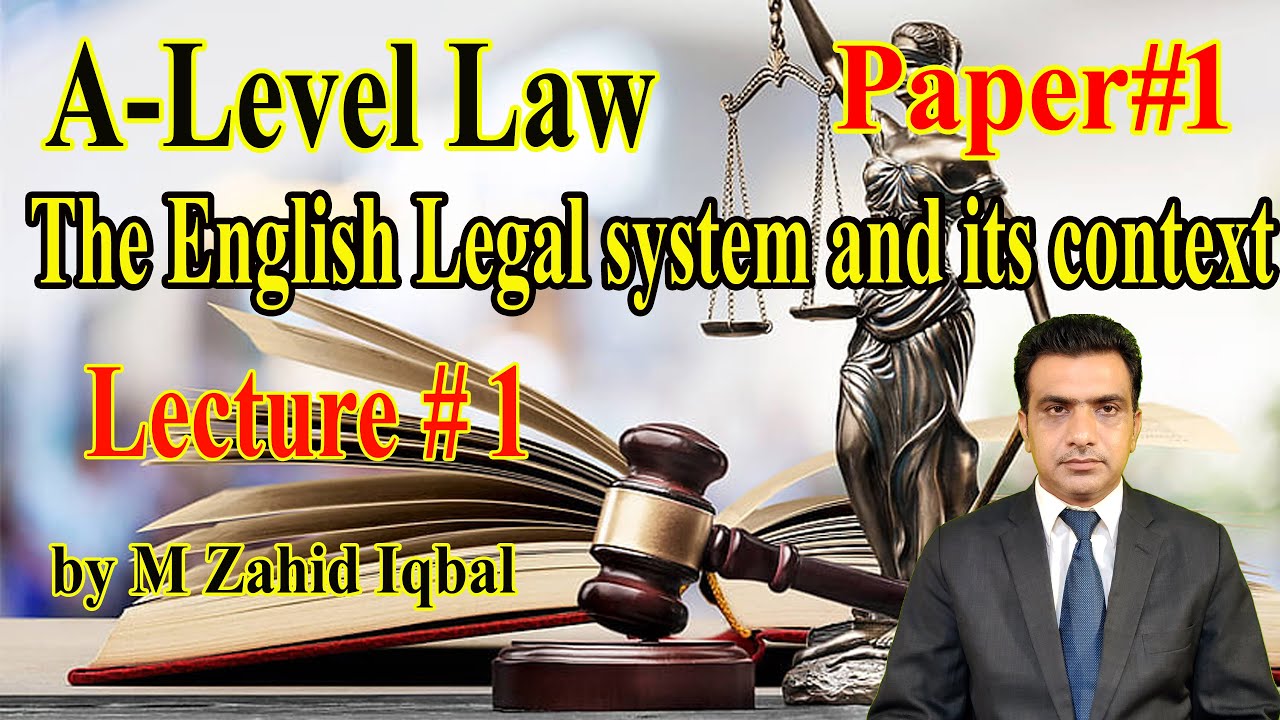 English Legal System and its context A Level Law Paper 1 Lecture 1