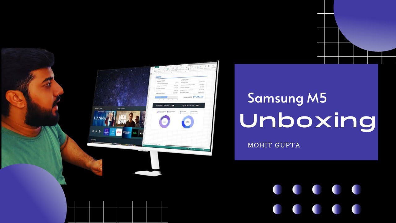 Samsung M5 Monitor Unboxing - Dont buy monitor before watching this video