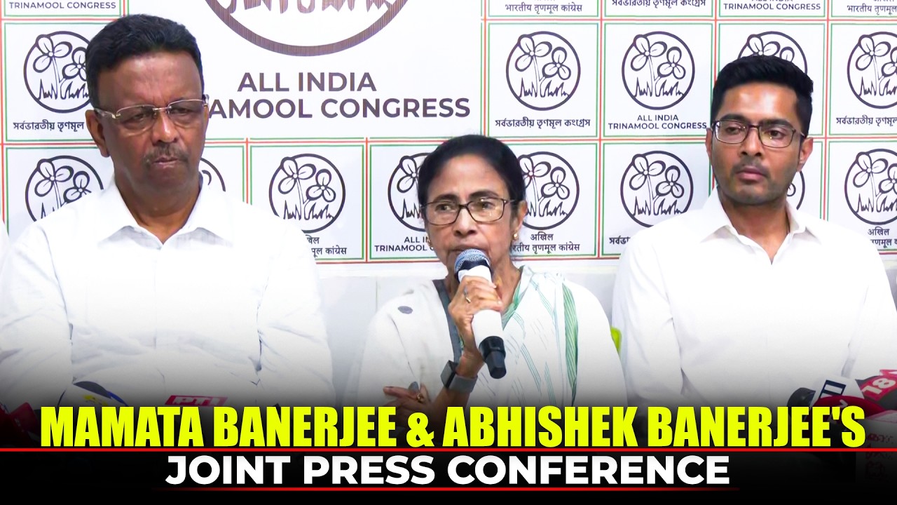 BREAKING LIVE: Mamata Banerjee & Abhishek Banerjee hold joint Press Conference I PM Modi I Amit Shah