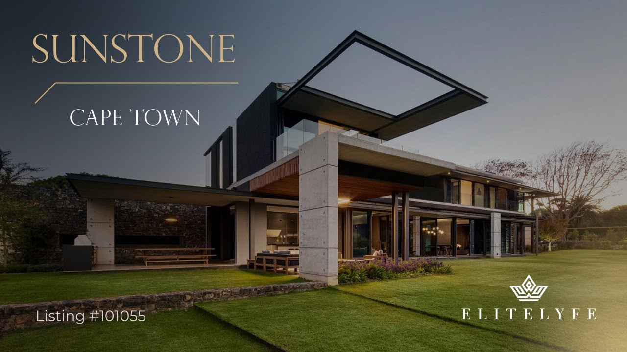 Discover Luxury Living in Cape Town: Modern Villa with Garden, Pool, and Mountain Views 🏡