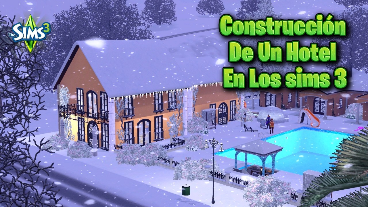 CONSTRUYÓ UN HOTEL EN LOS SIMS 3 ✨Speed Build