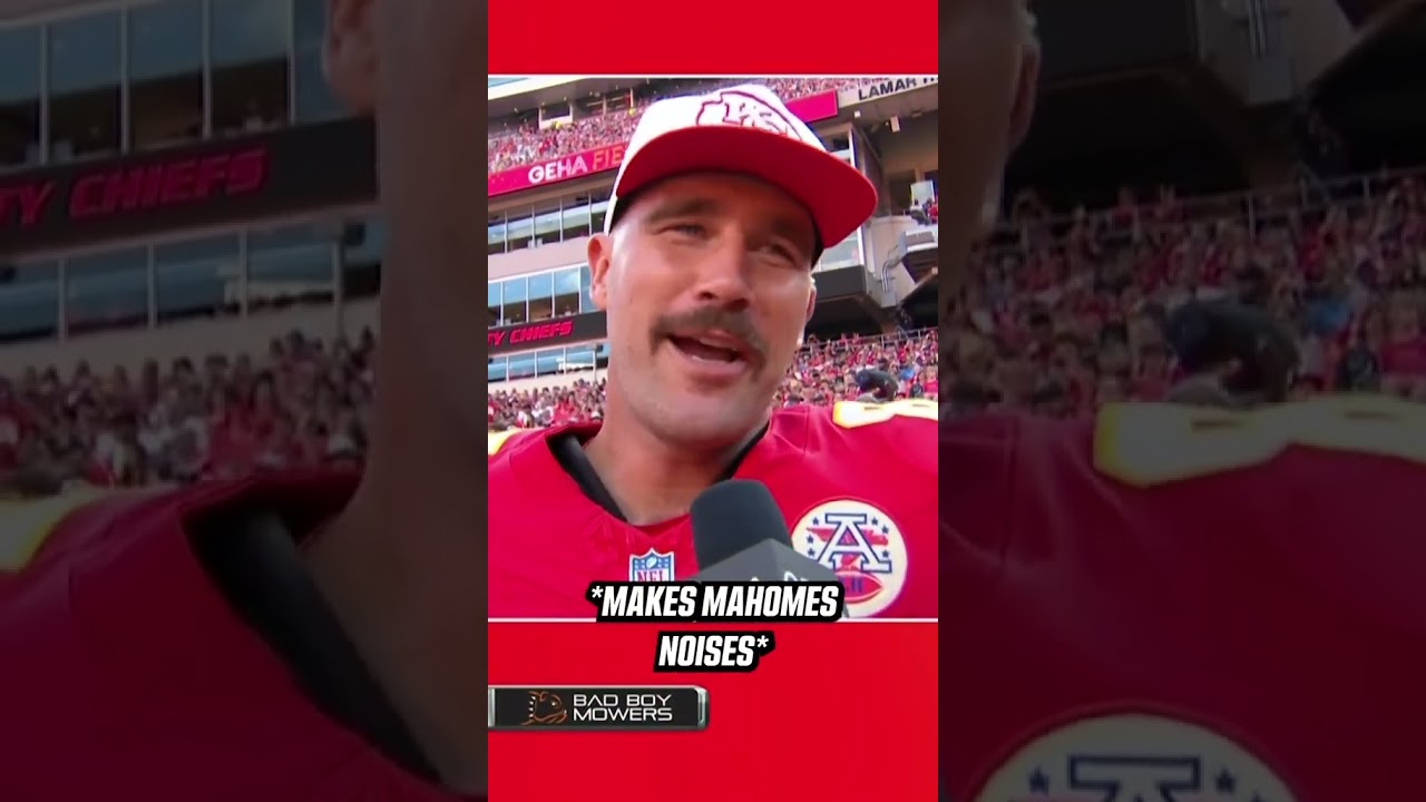 Not the Mahomie voice, Travis!! 🤣