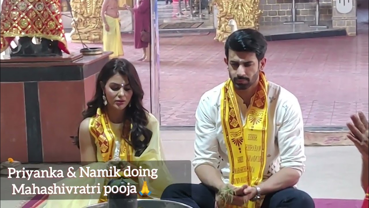 Priyanka Chahar Choudhary & Namik Paul ne ki Mahashivratri ke occasion pe grand pooja | Naagin 7