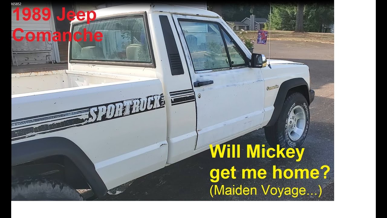 Jeep Comanche MJ. First time driven in years!