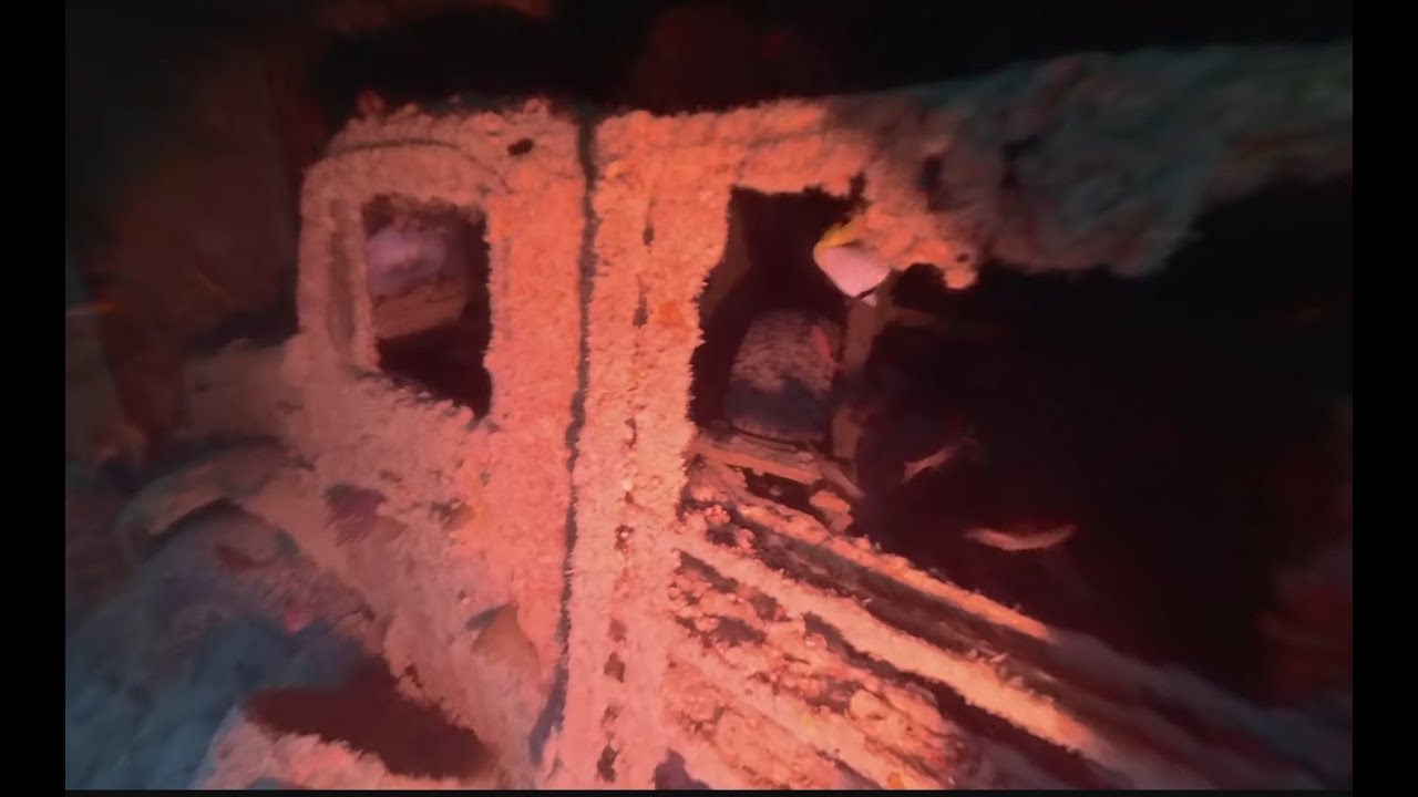 Погружение на SS Thistlegorm Video 360* Внутри корабля. Diving. Часть 2